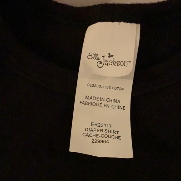 Ella Jackson baby onesie “My Little Black Dress” - Picture 2 of 4